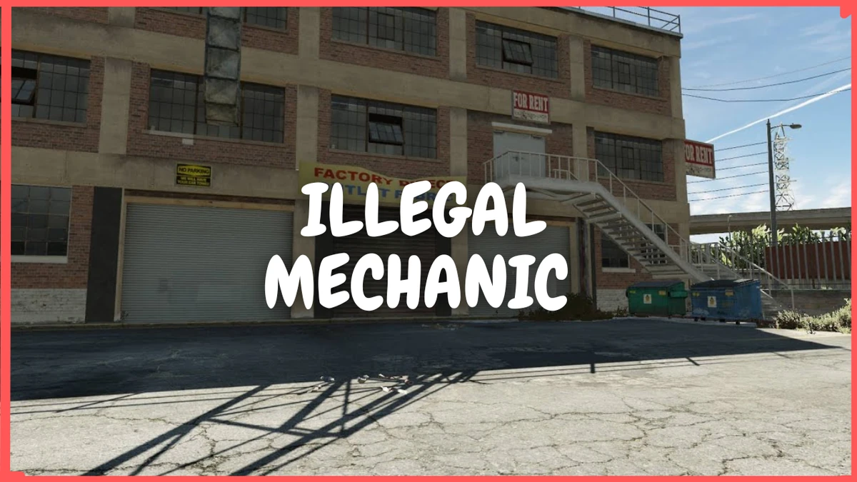 Illegal Mechanic MLO FiveM | Chop Shop & Vehicle Dismantling Garage | Open Source